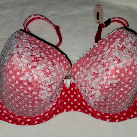 Victoria's Secret Bra New With Tags Body by Victoria lined demi 34DDD Polkadot - Picture 4 of 5